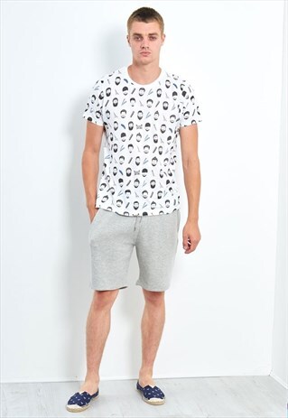 BARBER PRINTED T-SHIRT