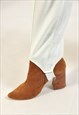 VINTAGE HIGH WAISTED TROUSERS IN WHITE