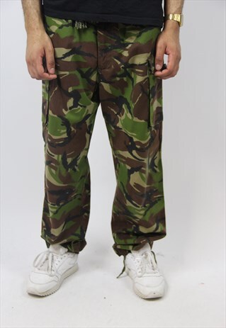 VINTAGE CAMO ARMY TROUSERS