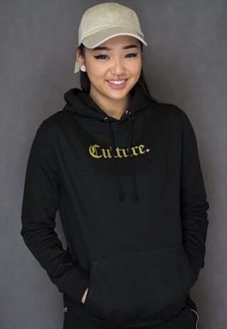 NEW IN - CULTURE BLACK HOODIE