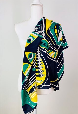 VINTAGE 70S MANOLO BORROMEO SCARF