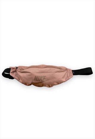 NIKE VINTAGE Y2K DUSKY PINK WAIST BAG SCREEN PRINT DESIGN