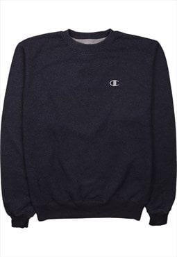 Vintage 90's Champion Sweatshirt Lightweight Crew Neck Navy