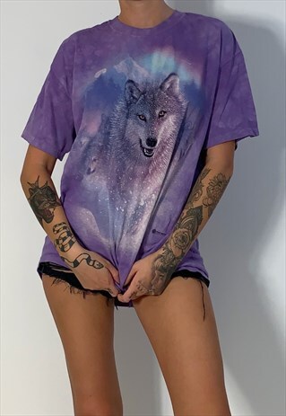WOLF GRAPHIC PRINT T SHIRT