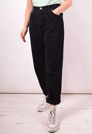 LEVI'S WOMENS VINTAGE JEANS W34 L29 BLACK 90S