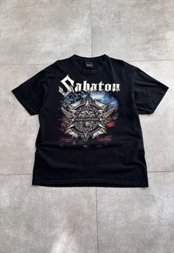 Sabaton Metal Band Tee Shirt To Hell and Back Merch