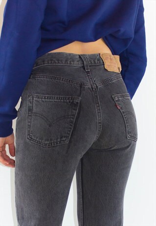 VINTAGE FADED WASH 501 BUTTON FLY JEANS