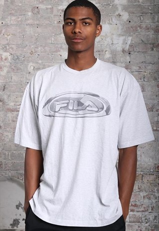 VINTAGE FILA BIG LOGO T-SHIRT WHITE