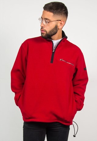 QUARTER ZIP FLEECE JACKET