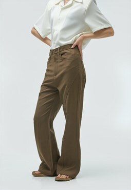 Women's Premium Color Stacked Trousers S VOL.3