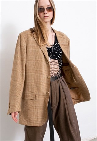 vintage brown blazer