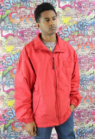 VINTAGE 90S SHELL JACKET / WINDBREAKER. UNISEX SPORTSWEAR.
