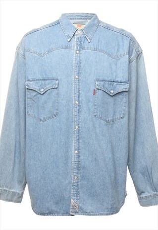 levis denim shirt xl