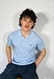 VINTAGE SIZE S LACOSTE POLO SHIRT IN BLUE