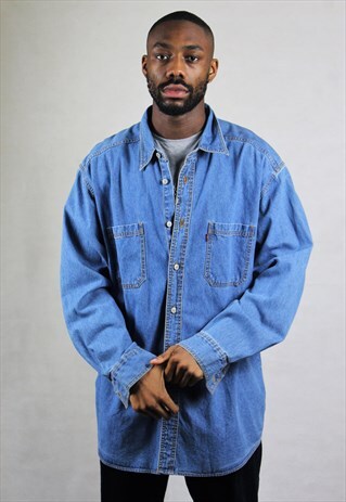 OVERSIZED VINTAGE / 90'S / LEVI'S / DENIM SHIRT