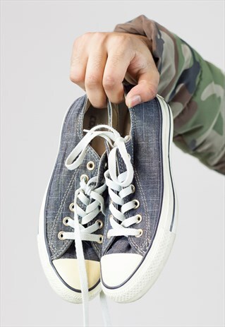 VINTAGE CONVERSE NAVY SPARKLE TRAINERS