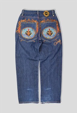 Vintage 90s Coogi Hip-Hop Embroidered Baggy Denim Jeans