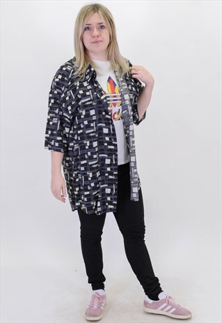VINTAGE FESTIVAL PATTERN SHIRT