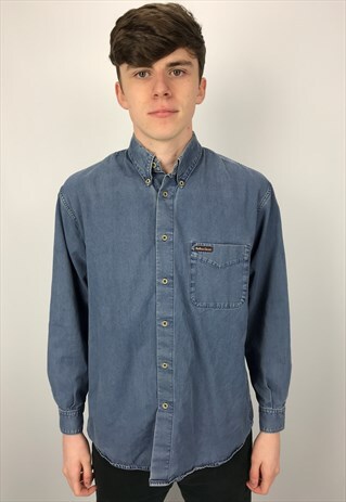 90S VINTAGE MARLBORO CLASSICS DENIM SHIRT