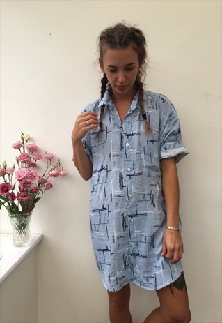 CRAZY PATTERN OVERSIZED RETRO VINTAGE UNISEX FESTIVAL SHIRT