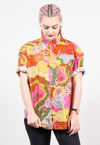 90'S WAVY ETHNIC FESTIVAL SHIRT