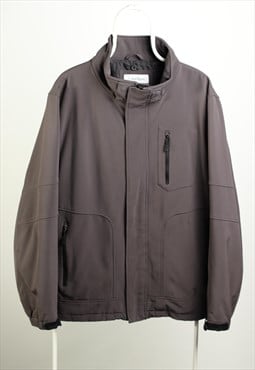 Vintage Calvin Klein Windbreaker Waterproof Jacket Grey XL