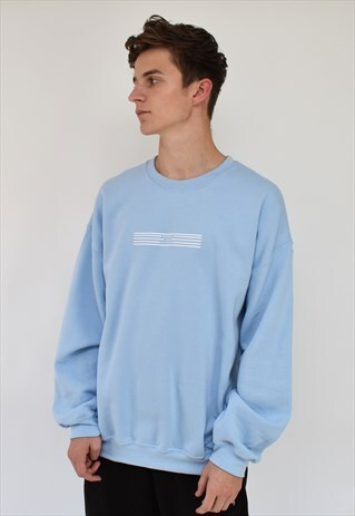 G&G UNISEX BABY BLUE LINO SWEAT