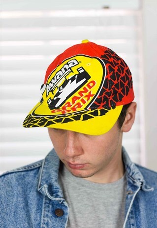 VINTAGE ALVANA GRAND PRIX RACING CAP LOGO 90S ONE-SIZE 2.4