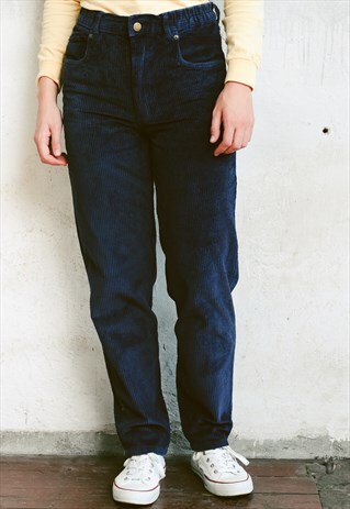 VINTAGE 70S HIGH WAISTED CORDUROY TROUSERS