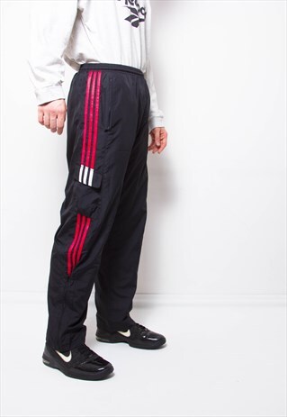 VINTAGE 90S ADIDAS TRACK PANTS ID:7132