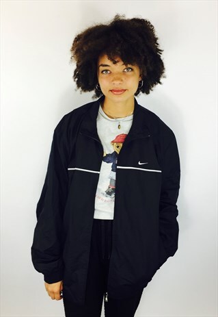 NIKE BLACK WINDBREAKER JACKET