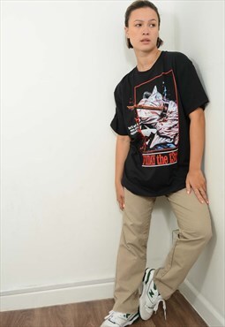 Friday 13th Horror T-shirt Black Size L 