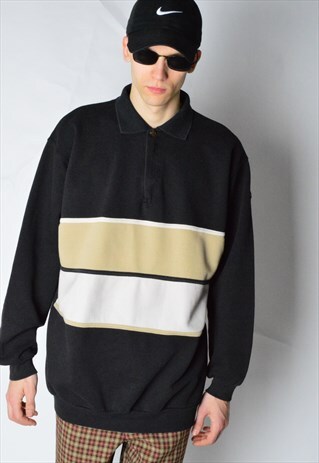 VINTAGE 90S COLOUR BLOCK JUMPER