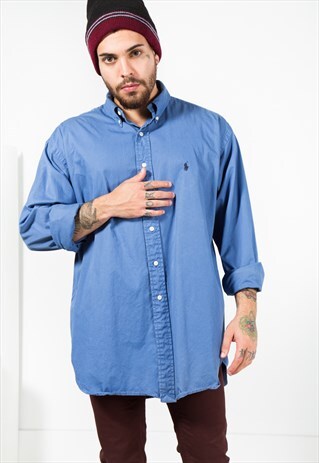 VINTAGE 80S POLO RALPH LAUREN SHIRT / 0080 / 402-4