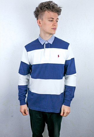 VINTAGE RALPH LAUREN RUGBY POLO SHIRT