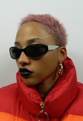 VINTAGE BLACK BOLD SUNGLASSES