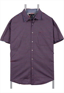 Vintage 90's Tommy Hilfiger Shirt Short Sleeve Striped