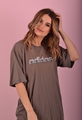 BROWN ADIDAS T-SHIRT GBT4474