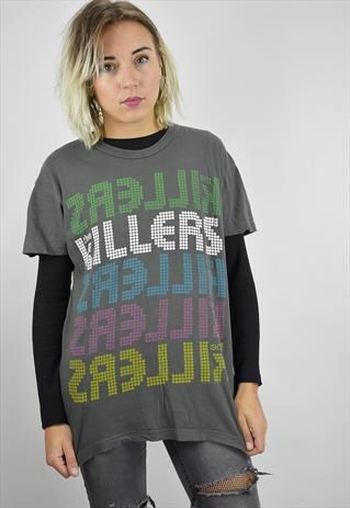 KILLERS WORLD TOUR T-SHIRT W/OVERSIZE PRINT UNISEX