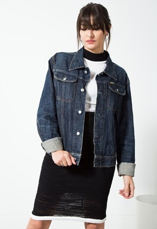 ON SALEVINTAGE 80S CLASSIC DIESEL BASIC DENIM JACKET / S1614