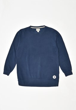 Vintage 00' Y2K Converse Sweatshirt Jumper Navy Blue