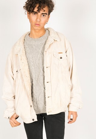 VINTAGE 80S WRANGLER WINTER SHEEPSKIN JACKET / R3201C106