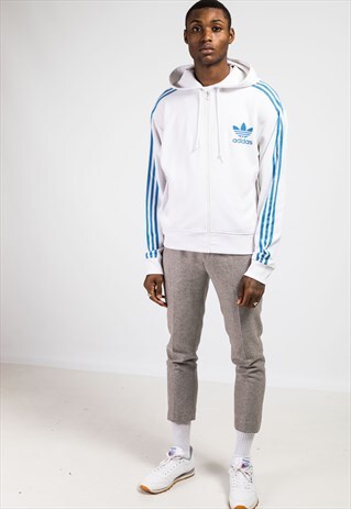 VINTAGE ADIDAS ZIP-UP HOODIE