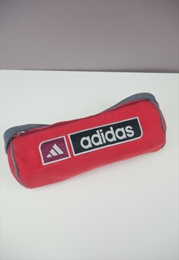 Vintage Adidas Rework Tube Bag in Red with Logo