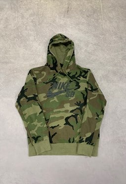 Nike SB Hoodie Pullover Camo Patterned Sweatshirt