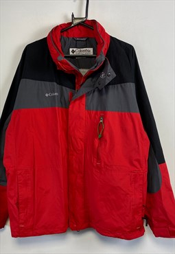 Black and Red Columbia Raincoat Men's XL