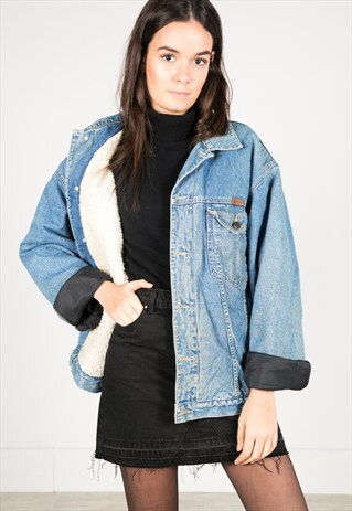 LAST UNIT SALE / VINTAGE 80SWRANGLER WINTER SHEEPSKIN JACKET