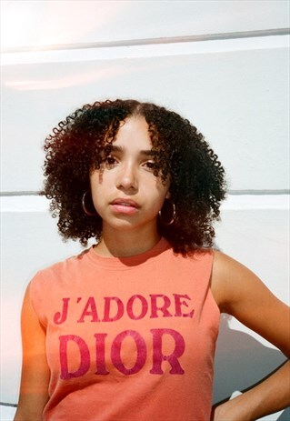 VINTAGE J'ADORE DIOR ORANGE VEST