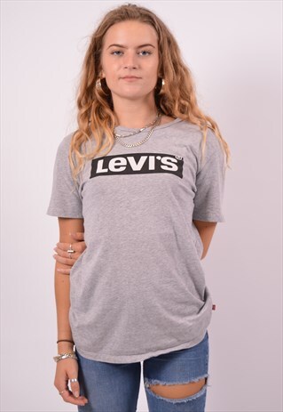 VINTAGE LEVI'S T-SHIRT TOP GREY
