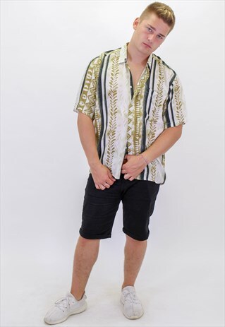 VINTAGE CRAZY PATTERN FESTIVAL SHIRT